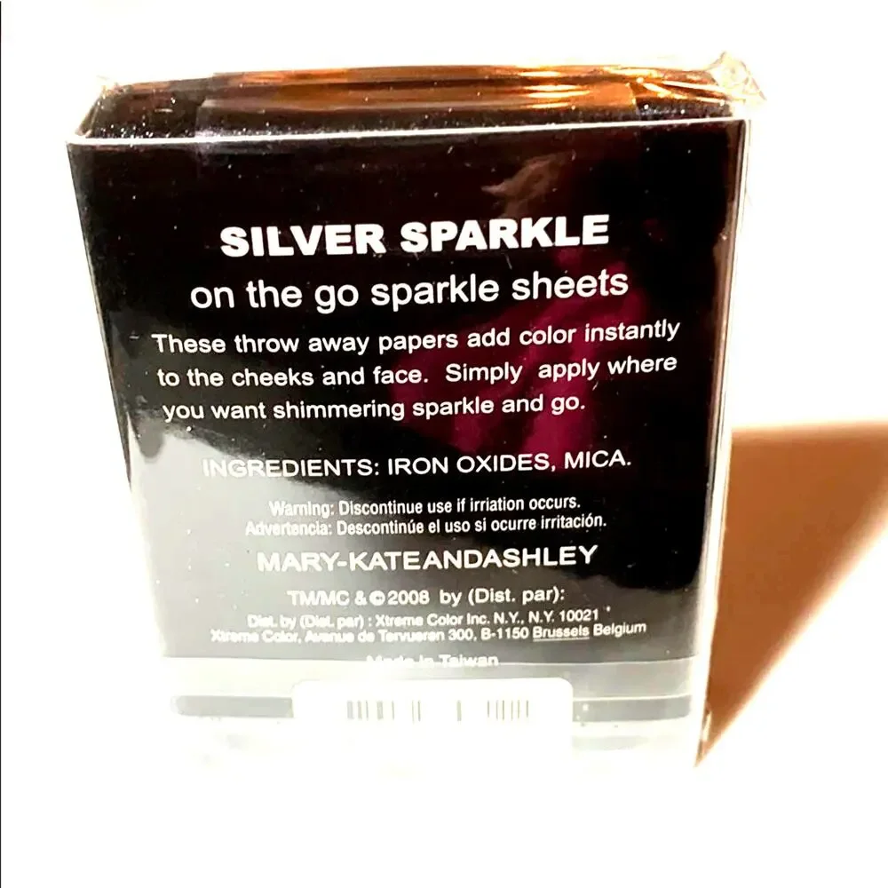 Mary Kate Ashley Bronzer Sheets 50 Silver Paper Me Pretty Sparkle Make Up New